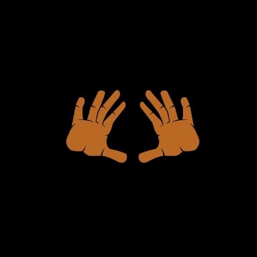 Punt & Extra Point Flag Set - Black Hands