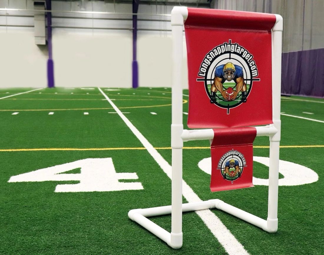 Combo Punt/Extra Point Snapping Target - Red LST Logo